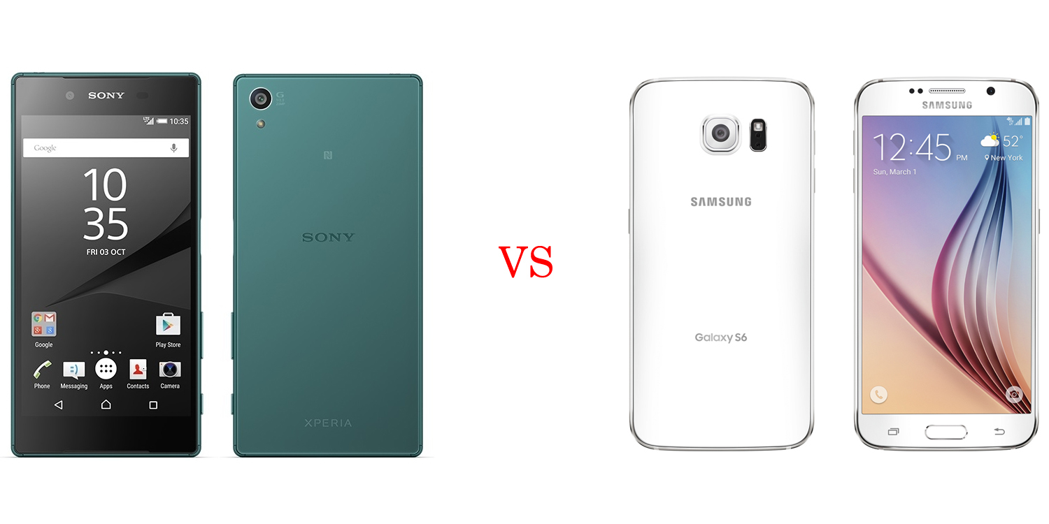 Sony Xperia Z5 versus Samsung Galaxy S6 4